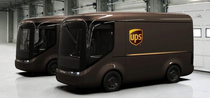 Primeros prototipos e-transporter de UPS y Arrival