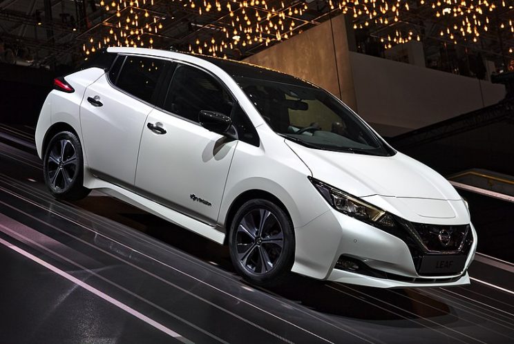 Nissan Leaf blanco